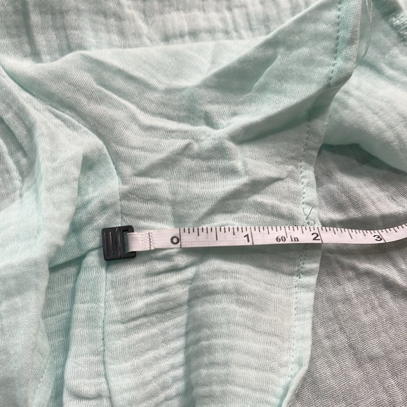 NWT-simply Southern-M/L-mint green-elastic waistband,lightweight,pull- on shorts - Picture 11 of 12